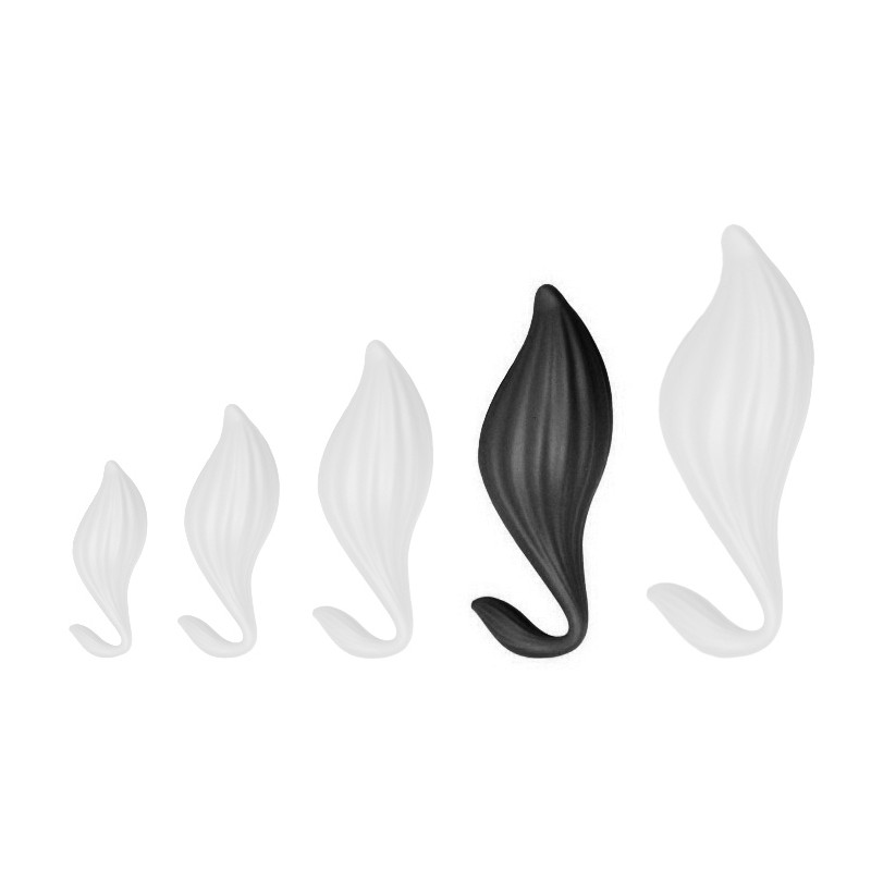 DarkSil Plug Silicone Bulby XL 20 x 9cm Noir